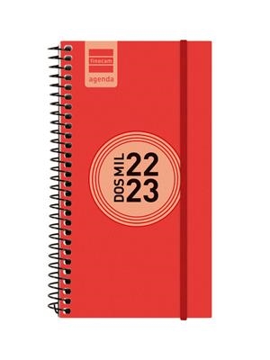 AGENDA FINOCAM 22/23 E9 SETMANA VISTA HORITZONTAL ESPIRAL LABEL VERMELL | 8422952336822 | FINOCAM | Llibreria L'Altell - Llibreria Online de Banyoles | Comprar llibres en català i castellà online - Llibreria de Girona