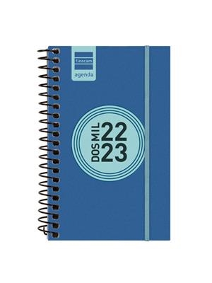 AGENDA FINOCAM 22/23 E3 SETMANA VISTA HORITZONTAL ESPIRAL LABEL BLAU COBALT | 8422952336501 | FINOCAM | Llibreria L'Altell - Llibreria Online de Banyoles | Comprar llibres en català i castellà online - Llibreria de Girona