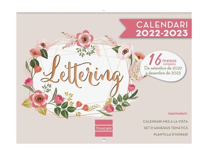CALENDARI FINOCAM 22/23 16 MESOS IMATGES LETTERING | 8422952340669 | FINOCAM | Llibreria L'Altell - Llibreria Online de Banyoles | Comprar llibres en català i castellà online - Llibreria de Girona