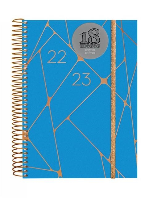 AGENDA FINOCAM 22/23 18 MESOS E10 2 DIES PÀGINA ESPIRAL GEOMETRIC | 8422952336181 | FINOCAM | Llibreria L'Altell - Llibreria Online de Banyoles | Comprar llibres en català i castellà online - Llibreria de Girona