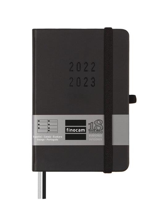 AGENDA FINOCAM 22/23 18 MESOS M3 SETMANA VISTA HORITZONTAL NEGRA | 8422952336051 | FINOCAM | Llibreria L'Altell - Llibreria Online de Banyoles | Comprar llibres en català i castellà online - Llibreria de Girona