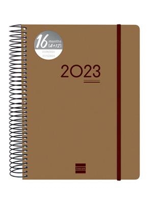 AGENDA FINOCAM 22/23 16 MESOS E10 1 DIA PÀGINA INTERNACIONAL IKON MARRÓ | 8422952337751 | FINOCAM | Llibreria Online de Banyoles | Comprar llibres en català i castellà online