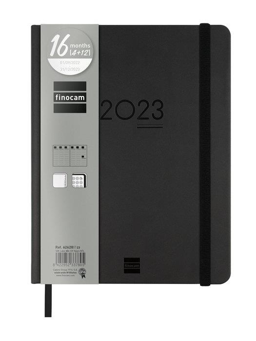 AGENDA FINOCAM 22/23 16 MESOS A5+ SETMANA VISTA VERTICAL INTERNACIONAL LABOR NEGRA | 8422952337805 | FINOCAM | Llibreria Online de Banyoles | Comprar llibres en català i castellà online