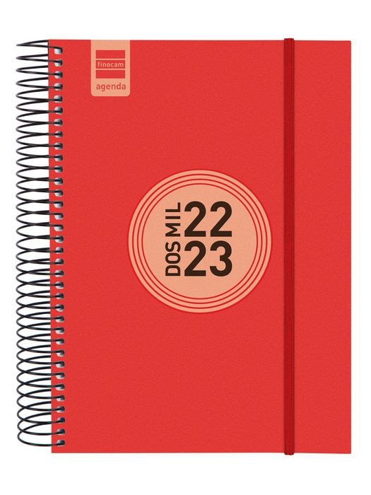 AGENDA FINOCAM 22/23 E10 1 DIA PÀGINA ESPIRAL LABEL VERMELL | 8422952337034 | FINOCAM | Llibreria Online de Banyoles | Comprar llibres en català i castellà online