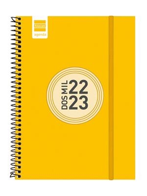 AGENDA FINOCAM 22/23 E10 SETMANA VISTA HORITZONTAL ESPIRAL COLOR GROC | 8422952336952 | FINOCAM | Llibreria Online de Banyoles | Comprar llibres en català i castellà online