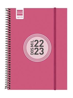 AGENDA FINOCAM 22/23 E10 SETMANA VISTA HORITZONTAL ESPIRAL COLOR ROSA | 8422952336938 | FINOCAM | Llibreria Online de Banyoles | Comprar llibres en català i castellà online