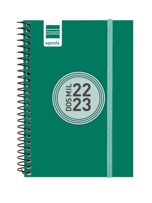 AGENDA FINOCAM 22/23 E8 SETMANA VISTA HORITZONTAL ESPIRAL COLOR VERD | 8422952336648 | FINOCAM | Llibreria Online de Banyoles | Comprar llibres en català i castellà online