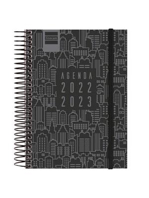 AGENDA FINOCAM 22/23 1/8 1 DIA PÀGINA SECUNDÀRIA CITY NEGRA | 8422952338758 | FINOCAM | Llibreria Online de Banyoles | Comprar llibres en català i castellà online