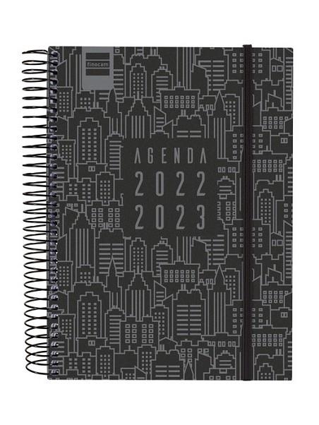 AGENDA FINOCAM 22/23 1/4 1 DIA PÀGINA SECUNDÀRIA CITY NEGRA | 8422952339113 | FINOCAM | Llibreria Online de Banyoles | Comprar llibres en català i castellà online