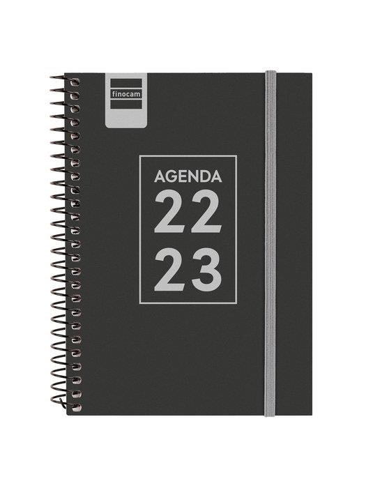 AGENDA FINOCAM 22/23 1/8 SETMANA VISTA HORITZONTAL SECUNDÀRIA NEGRA | 8422952338666 | FINOCAM | Llibreria Online de Banyoles | Comprar llibres en català i castellà online