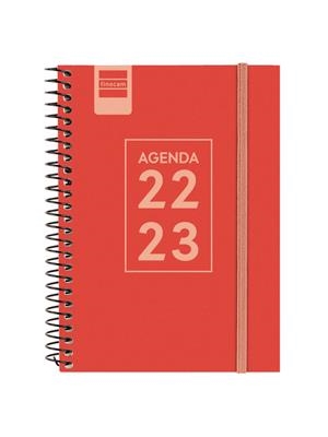 AGENDA FINOCAM 22/23 1/8 SETMANA VISTA HORITZONTAL SECUNDÀRIA VERMELLA | 8422952338642 | FINOCAM | Llibreria Online de Banyoles | Comprar llibres en català i castellà online