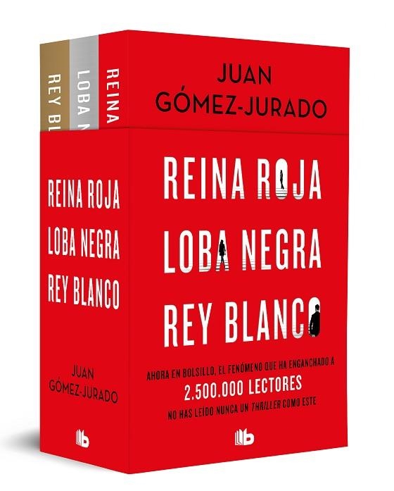 TRILOGÍA REINA ROJA (PACK CON: REINA ROJA | LOBA NEGRA | REY BLANCO) | 9788413145037 | GÓMEZ-JURADO, JUAN | Llibreria L'Altell - Llibreria Online de Banyoles | Comprar llibres en català i castellà online - Llibreria de Girona