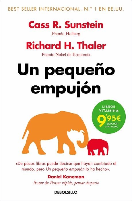 UN PEQUEÑO EMPUJÓN | 9788466364089 | THALER, RICHARD H./SUNSTEIN, CASS R. | Llibreria L'Altell - Llibreria Online de Banyoles | Comprar llibres en català i castellà online - Llibreria de Girona