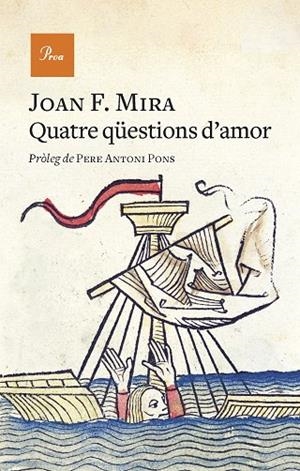 QUATRE QÜESTIONS D'AMOR | 9788475889740 | MIRA, JOAN FRANCESC | Llibreria L'Altell - Llibreria Online de Banyoles | Comprar llibres en català i castellà online - Llibreria de Girona