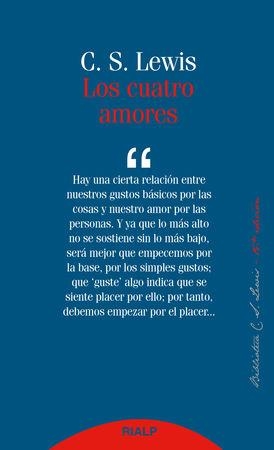 CUATRO AMORES, LOS | 9788432147876 | LEWIS , CLIVE STAPLES | Llibreria L'Altell - Llibreria Online de Banyoles | Comprar llibres en català i castellà online - Llibreria de Girona
