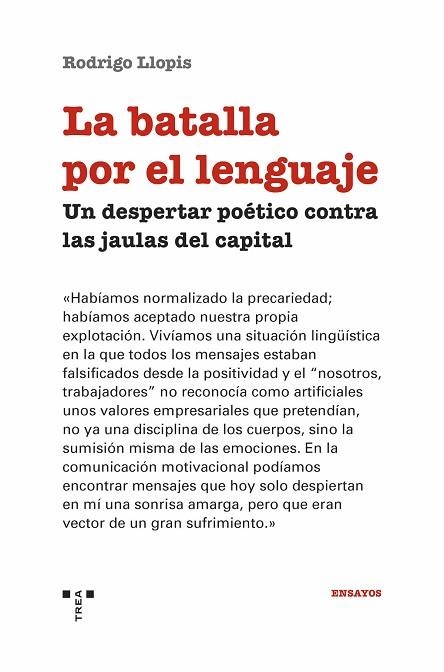 BATALLA POR EL LENGUAJE, LA | 9788419525147 | LLOPIS, RODRIGO | Llibreria L'Altell - Llibreria Online de Banyoles | Comprar llibres en català i castellà online - Llibreria de Girona