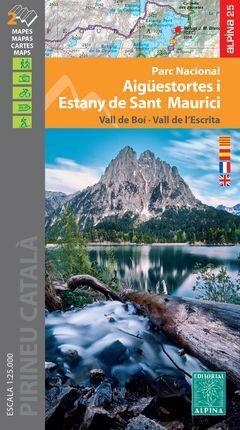 AIGUESTORTES I ESTANY DE SANT MAURICI 1:25.000 -ALPINA | 9788480909556 | Llibreria L'Altell - Llibreria Online de Banyoles | Comprar llibres en català i castellà online - Llibreria de Girona