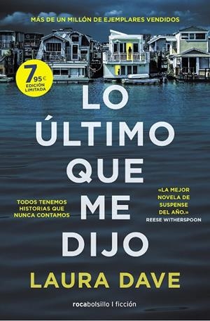LO ÚLTIMO QUE ME DIJO | 9788418850721 | DAVE, LAURA | Llibreria L'Altell - Llibreria Online de Banyoles | Comprar llibres en català i castellà online - Llibreria de Girona