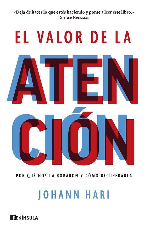 VALOR DE LA ATENCIÓN, EL | 9788411001298 | HARI, JOHANN | Llibreria L'Altell - Llibreria Online de Banyoles | Comprar llibres en català i castellà online - Llibreria de Girona