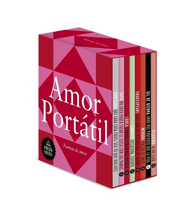 AMOR PORTÁTIL | 9788439742401 | CORTÁZAR, JULIO/SAFO/GARCÍA LORCA, FEDERICO/CAVAFIS, CONSTANTINOS/SHAKESPEARE, WILLIAM/NERUDA, PABLO | Llibreria Online de Banyoles | Comprar llibres en català i castellà online