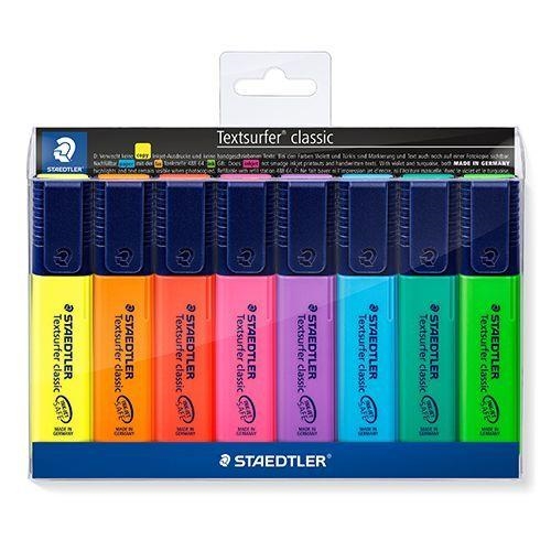 EST. MARCADOR TEXTSURFER HAPPY 8 PCS | 4007817088012 | Llibreria L'Altell - Llibreria Online de Banyoles | Comprar llibres en català i castellà online - Llibreria de Girona
