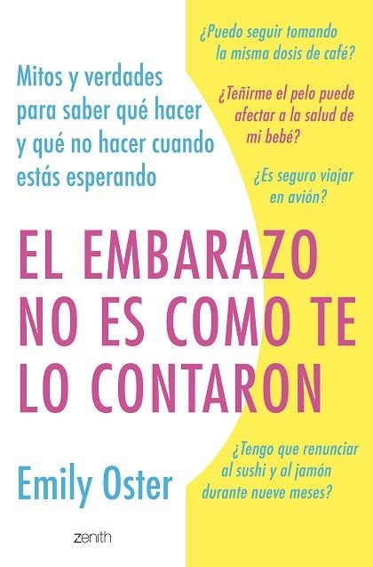 EL EMBARAZO NO ES COMO TE LO CONTARON | 9788408267218 | OSTER, EMILY | Llibreria L'Altell - Llibreria Online de Banyoles | Comprar llibres en català i castellà online - Llibreria de Girona
