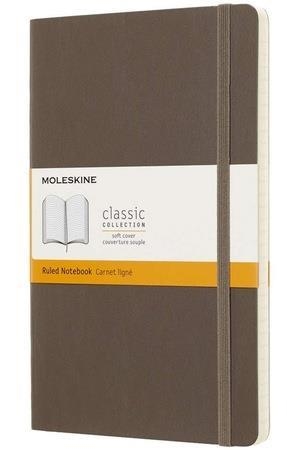 LLIBRETA CLÀSSICA TAPA TOVA MARRÓ TERRA L RATLLADA MOLESKINE | 8058341715512 | MOLESKINE | Llibreria L'Altell - Llibreria Online de Banyoles | Comprar llibres en català i castellà online - Llibreria de Girona