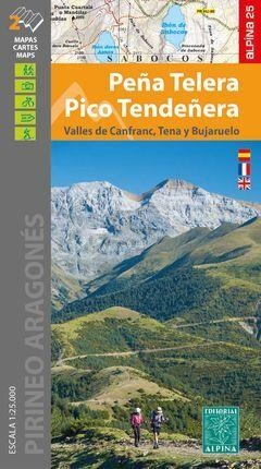 PEÑA TELERA PICO TENDEÑERA [2 MAPAS] 1:25.000 -ALPINA | 9788480909761 | Llibreria L'Altell - Llibreria Online de Banyoles | Comprar llibres en català i castellà online - Llibreria de Girona