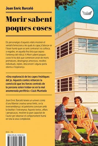 MORIR SABENT POQUES COSES | 9788419332431 | BARCELÓ, JOAN ENRIC | Llibreria Online de Banyoles | Comprar llibres en català i castellà online