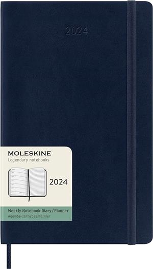 AGENDA 2024 SETMANAL L BLAU SAFIR TAPA TOVA MOLESKINE | 8056598856644 | MOLESKINE | Llibreria L'Altell - Llibreria Online de Banyoles | Comprar llibres en català i castellà online - Llibreria de Girona