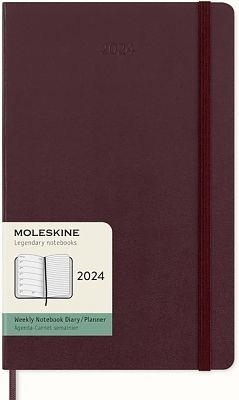 AGENDA 2024 SETMANAL L VERMELL BORDEUS TAPA DURA MOLESKINE | 8056598857108 | MOLESKINE | Llibreria L'Altell - Llibreria Online de Banyoles | Comprar llibres en català i castellà online - Llibreria de Girona