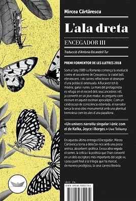 L'ALA DRETA | 9788419332134 | CARTARESCU, MIRCEA | Llibreria L'Altell - Llibreria Online de Banyoles | Comprar llibres en català i castellà online - Llibreria de Girona