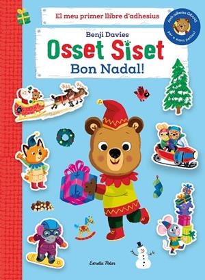OSSET SISET. EL MEU PRIMER LLIBRE D'ADHESIUS. BON NADAL! | 9788413895505 | DAVIES, BENJI | Llibreria Online de Banyoles | Comprar llibres en català i castellà online