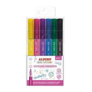 SET 6 RET. OUTLINER MARKERS COLOR EXPERIENCE ALPINO | 8413240613572 | Llibreria L'Altell - Llibreria Online de Banyoles | Comprar llibres en català i castellà online - Llibreria de Girona