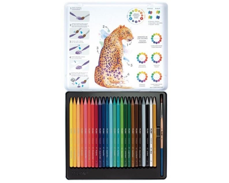 CAPSA METALL 24 LLAPIS AQUAREABLE +PINZELL | 8411574099376 | Llibreria L'Altell - Llibreria Online de Banyoles | Comprar llibres en català i castellà online - Llibreria de Girona