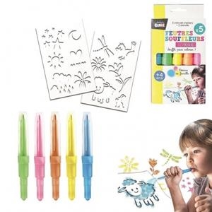 CAIXA 5 AEROGRAFS AMB 2 PLANTILLES | 3561863332334 | Llibreria Online de Banyoles | Comprar llibres en català i castellà online