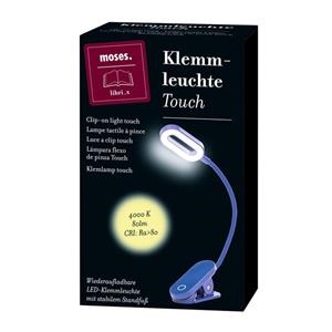 LÀMPADA DE PINÇA TÀCTIL BLAU ELÈCTRIC | 4033477834683 | MOSES | Llibreria L'Altell - Llibreria Online de Banyoles | Comprar llibres en català i castellà online - Llibreria de Girona