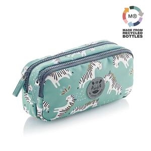 PORTATOT DOBLE RECTANGULAR RECICLAT ZEBRA | 8422593192573 | MIQUELRIUS | Llibreria L'Altell - Llibreria Online de Banyoles | Comprar llibres en català i castellà online - Llibreria de Girona