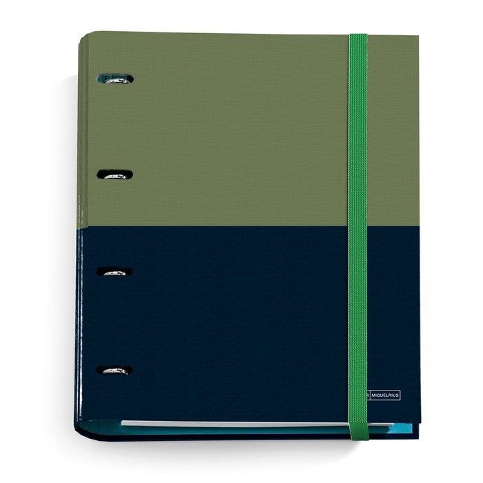 CARPESÀ AMB FULLS DE 4 COLORS A4 4 ANELLES DE 35MM RIDER GREEN | 8422593209714 | MIQUELRIUS | Llibreria L'Altell - Llibreria Online de Banyoles | Comprar llibres en català i castellà online - Llibreria de Girona
