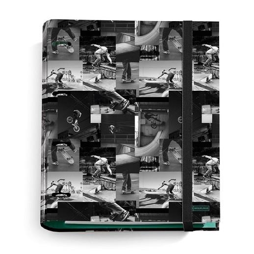 CARPETA AMB FULLS DE 4 COLORS A4 4 ANELLES DE 35MM SKATE PARK | 8422593208366 | MIQUELRIUS | Llibreria L'Altell - Llibreria Online de Banyoles | Comprar llibres en català i castellà online - Llibreria de Girona