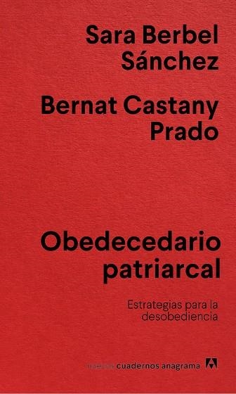 OBEDECEDARIO PATRIARCAL | 9788433922854 | BERBEL SÁNCHEZ, SARA/CASTANY PRADO, BERNAT | Llibreria Online de Banyoles | Comprar llibres en català i castellà online
