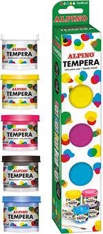TEMPERA ALPINO 5X40ML MÉS PINZELL | 8413240609933 | ALPINO | Llibreria L'Altell - Llibreria Online de Banyoles | Comprar llibres en català i castellà online - Llibreria de Girona