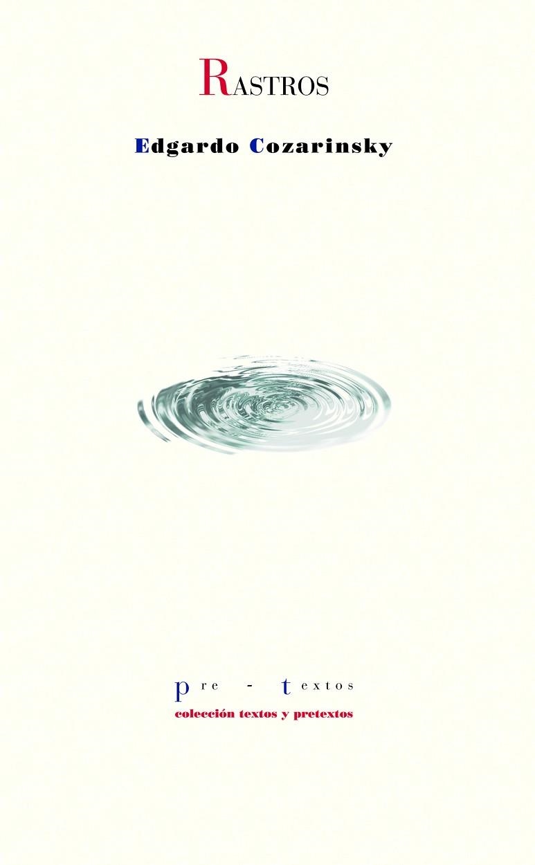 RASTROS | 9788419633828 | COZARINSKY, EDGARDO | Llibreria L'Altell - Llibreria Online de Banyoles | Comprar llibres en català i castellà online - Llibreria de Girona