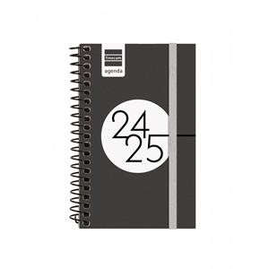 AGENDA ESPIR E9 SETMANA VISTA HORITZONTAL 24-25 NEGRA | 8422952378075 | FINOCAM | Llibreria Online de Banyoles | Comprar llibres en català i castellà online