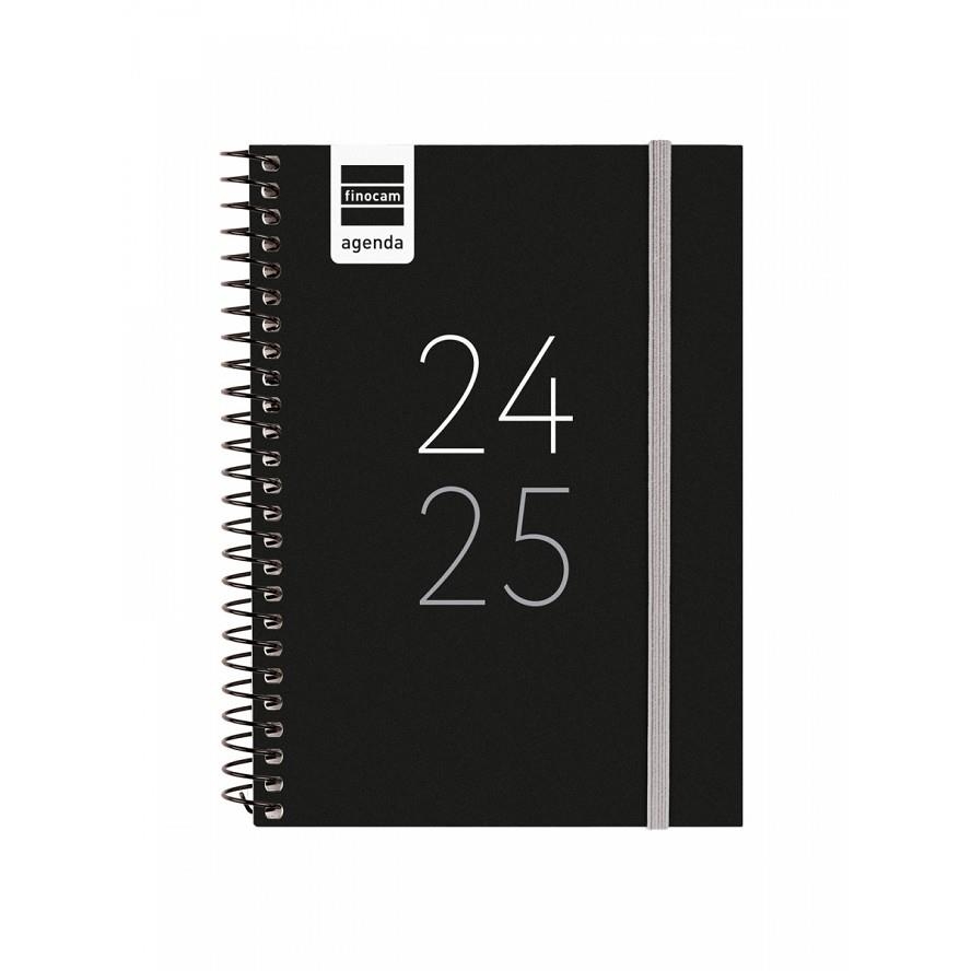 AGENDA SECUNDÀRIA 1/8 SETMANA VISTA HORITZONTAL 24-25 NEGRA | 8422952377535 | FINOCAM | Llibreria Online de Banyoles | Comprar llibres en català i castellà online