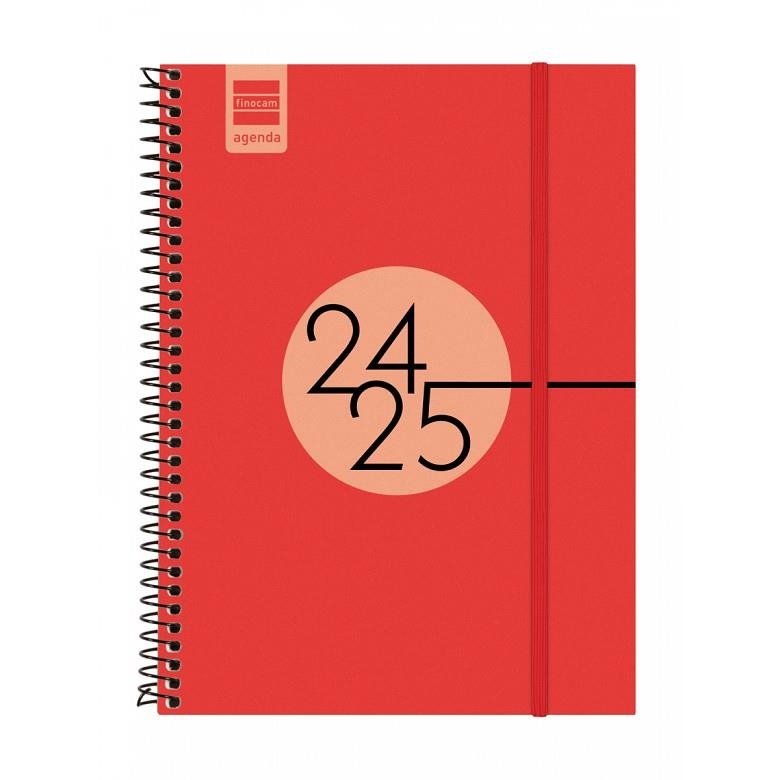 AGENDA ESPIR E8 1 DIA PÀGINA 24-25 VERMELLA | 8422952377900 | FINOCAM | Llibreria Online de Banyoles | Comprar llibres en català i castellà online