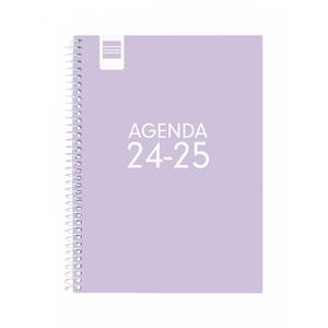 AGENDA COOL 1/4 SETMANA VISTA HORITZONTAL 24-25 LILA | 8422952377009 | FINOCAM | Llibreria Online de Banyoles | Comprar llibres en català i castellà online
