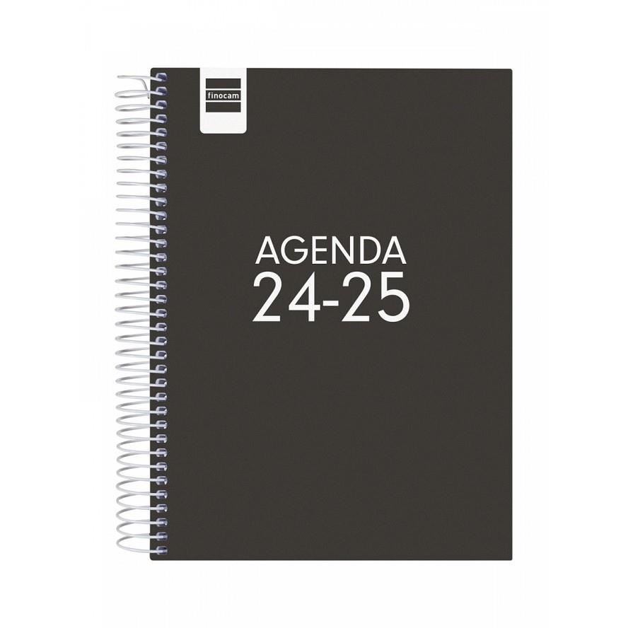AGENDA COOL 1/4 1 DIA PÀGINA 24-25 NEGRA | 8422952376958 | FINOCAM | Llibreria Online de Banyoles | Comprar llibres en català i castellà online