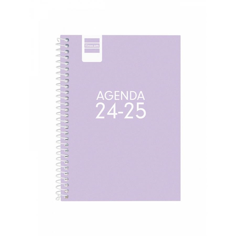 AGENDA COOL 1/8 SETMANA VISTA HORITZONTAL 24-25 LILA | 8422952377160 | FINOCAM | Llibreria Online de Banyoles | Comprar llibres en català i castellà online