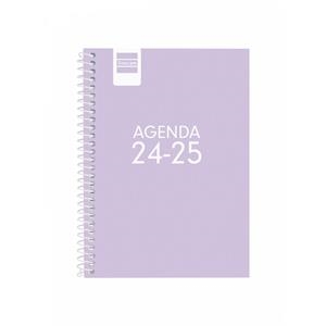 AGENDA COOL 1/8 SETMANA VISTA HORITZONTAL 24-25 LILA | 8422952377160 | FINOCAM | Llibreria Online de Banyoles | Comprar llibres en català i castellà online